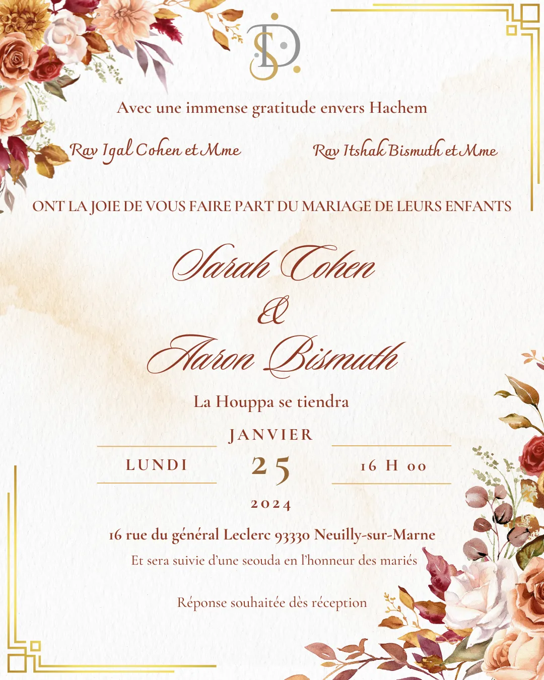 Invitation Mariage
