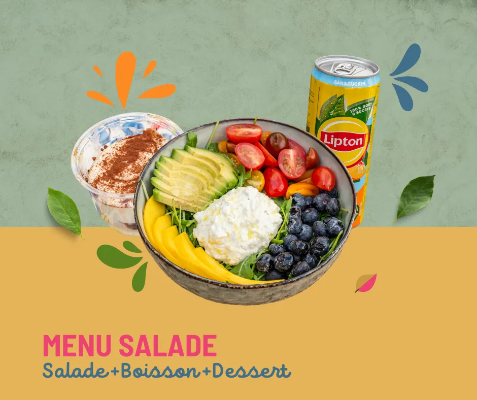 menu salade